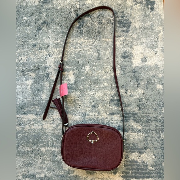 NWT! Kate Spade Kourtney Camera Bag Crossbody in Cherrywood - Picture 3 of 13